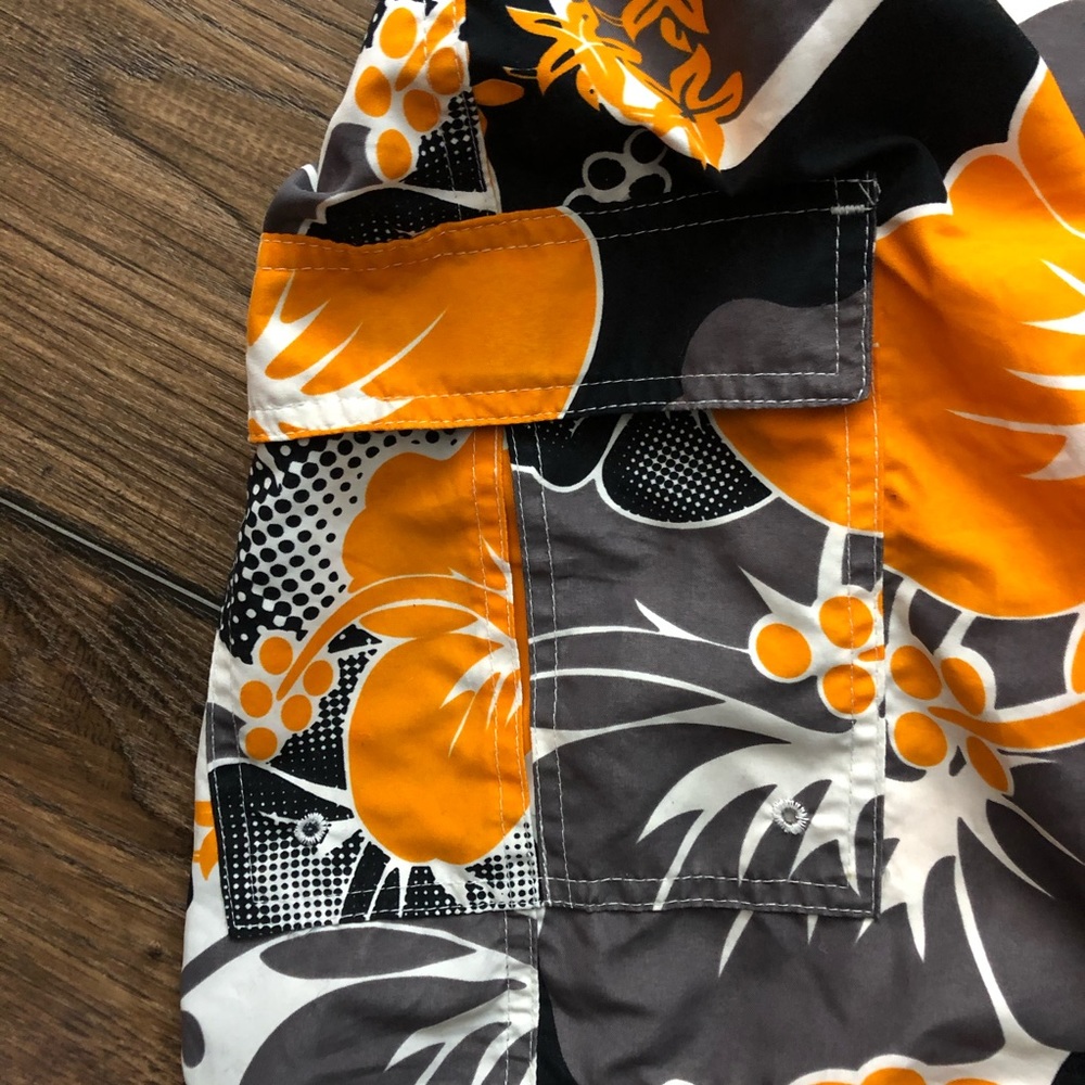 RS Surf Hawaiian print swim shorts - Picture 3 of 9